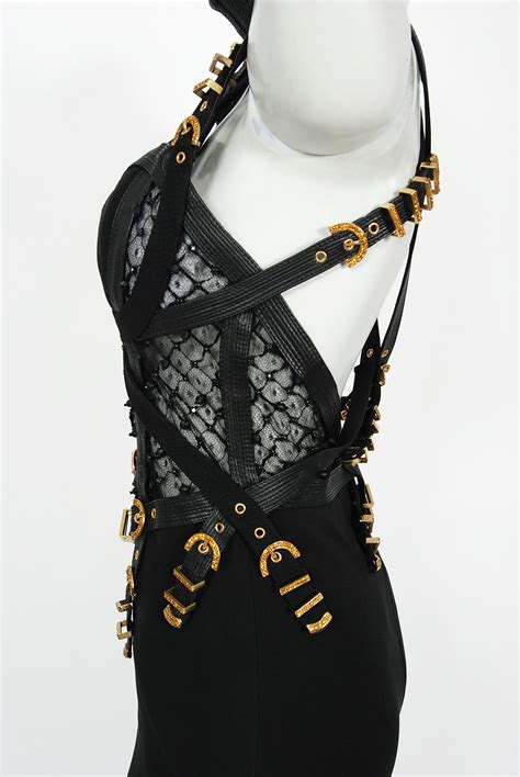 gianni versace bondage 1992|Museum Quality Gianni Versace Bondage Suit Fall 1992 .